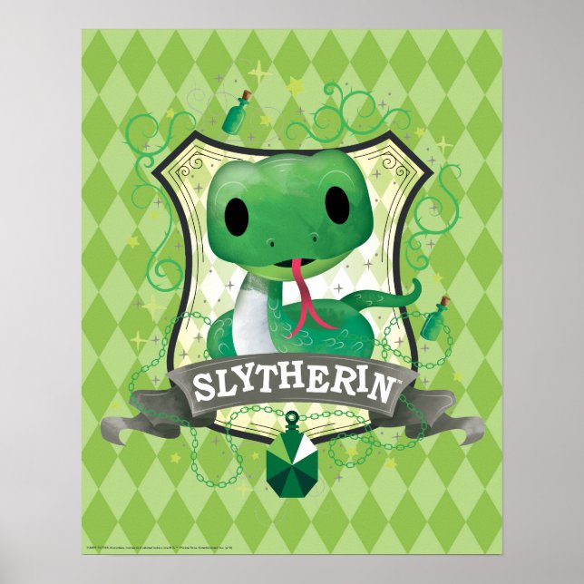 Harry Potter | Charming SLYTHERIN™-vapen Poster (Framsidan)
