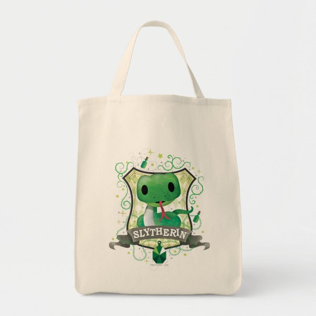Harry Potter | Charming SLYTHERIN™-vapen Tygkasse (Framsidan)