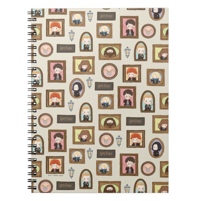 HARRY POTTER™ Chibi Bild Ram Mönster Anteckningsbok (Framsidan)