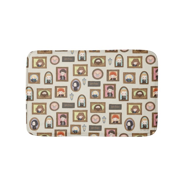 HARRY POTTER™ Chibi Bildrammönster Badrumsmatta (Framsidan)