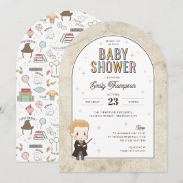 Harry Potter Chibi Draco Malfoy Trolldegarn Baby S Inbjudningar