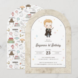 Harry Potter | Chibi Draco Malfoy Trollkarl Födels Inbjudningar