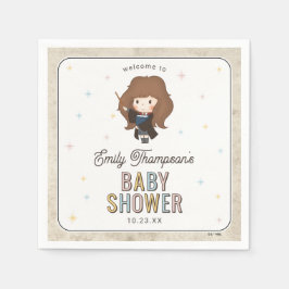 Harry Potter Chibi Hermione Trollkarl Baby Shower Pappersservett