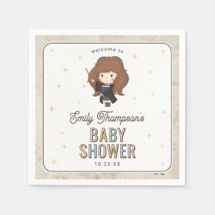 Harry Potter Chibi Hermione Trollkarl Baby Shower Pappersservett