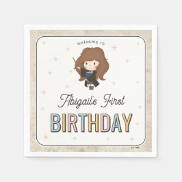 Harry Potter Chibi Hermione Trollkarl Födelsedag Pappersservett