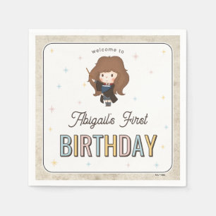 Harry Potter Chibi Hermione Trollkarl Födelsedag Pappersservett