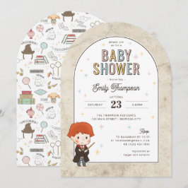Harry Potter Chibi Ron Weasley Trollkarl Baby Show Inbjudningar