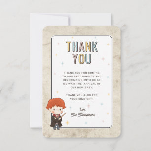 Harry Potter Chibi Ron Weasley Trollkarl Bebisbadk Tack Kort