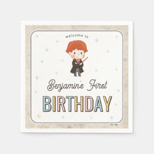 Harry Potter Chibi Ron Weasley Trollkarl Födelseda Pappersservett