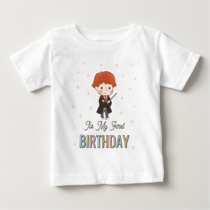 Harry Potter Chibi Ron Weasley Trollkarl Födelseda T Shirt