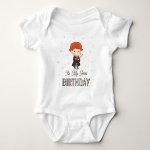 Harry Potter Chibi Ron Weasley Trollkarl Födelseda T Shirt
