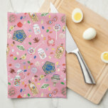 HARRY POTTER™ | Choklad Frogs & Candy Mönster Kökshandduk<br><div class="desc">Kolla in den här designen av HARRY POTTER™ candy mönster.</div>