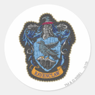Harry Potter   Classic Ravenclaw Vapensköld Runt Klistermärke