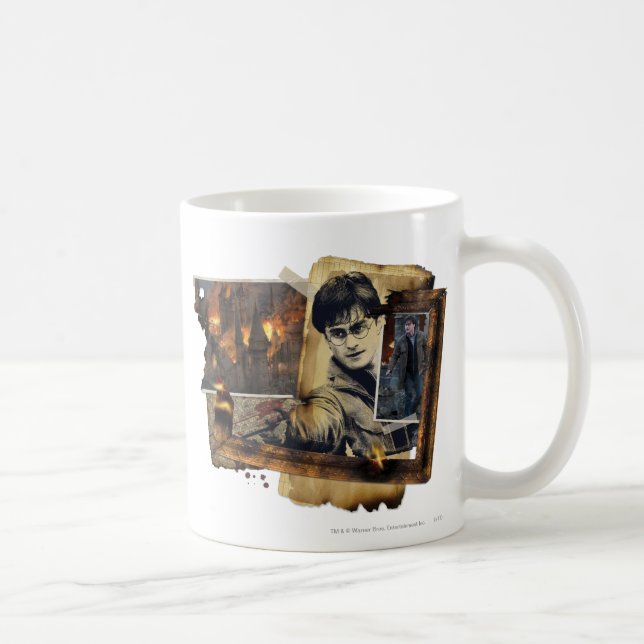 Harry Potter Collage 7 Kaffemugg (Höger)