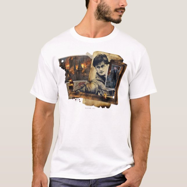 Harry Potter Collage 7 Tee (Framsida)