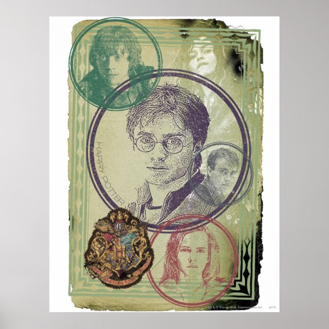Harry Potter Collage 9 Poster (Framsidan)