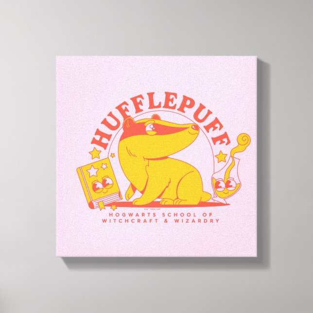 HARRY POTTER™ | Cute HUFFLEPUFF™ Canvastryck (Framsida)