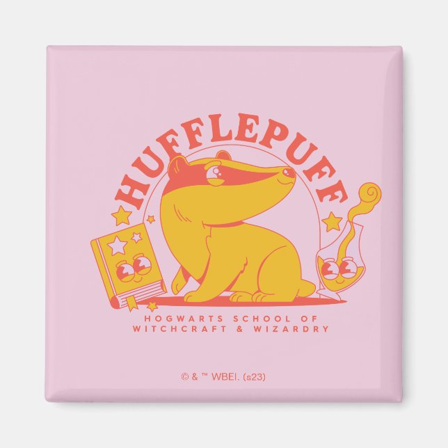 HARRY POTTER™ | Cute HUFFLEPUFF™ Magnet (Framsidan)