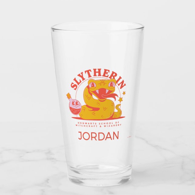 HARRY POTTER™ | Cute SLYTHERIN™ Hogwarts School Glaskopp (Framsida)