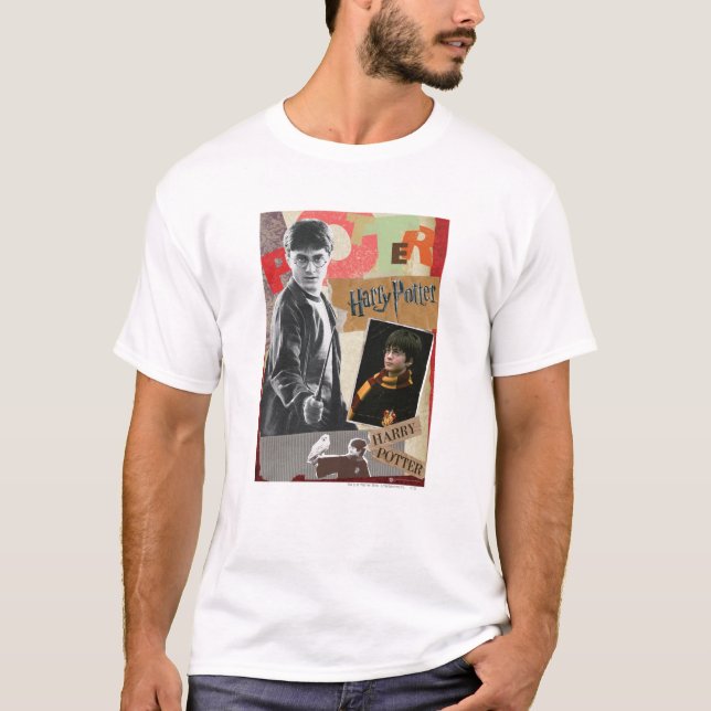 Harry Potter därefter och nu T-shirt (Framsida)