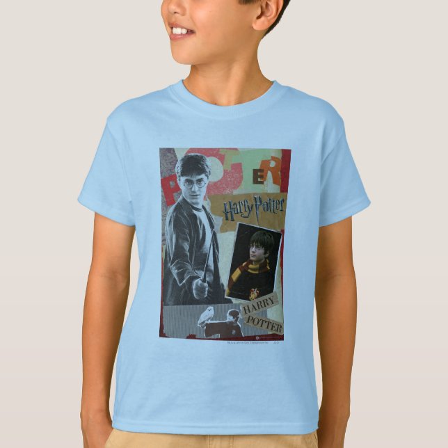 Harry Potter därefter och nu T-shirt (Framsida)
