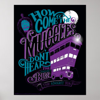 Harry Potter | den grafiska riddarebusstypografin Poster