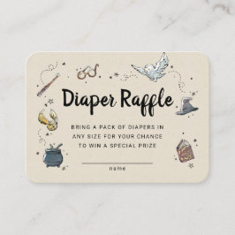 Harry Potter - Diaper Raffle Insert Tilläggskort