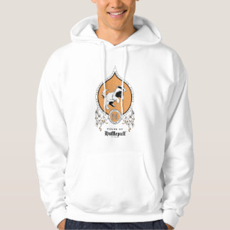 HARRY POTTER™ | Diskret skiss HUFFLEPUFF™-vapen Hoodie