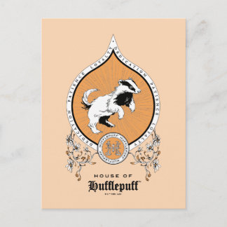 HARRY POTTER™ | Diskret skiss HUFFLEPUFF™-vapen Vykort