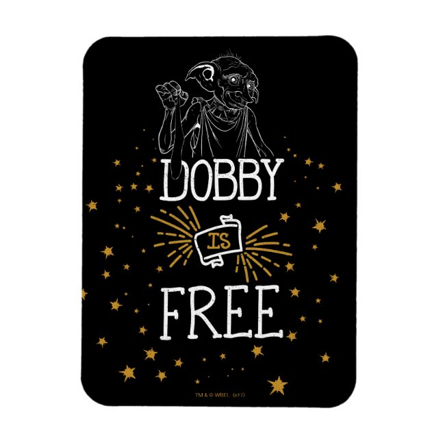 Harry Potter | Dobby är fri Magnet (Vertikal)