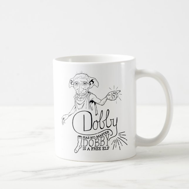 Harry Potter | Dobby har ingen befälhavare Kaffemugg (Höger)