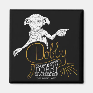 Harry Potter | Dobby har ingen befälhavare Magnet