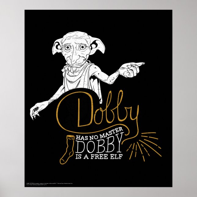 Harry Potter | Dobby har ingen befälhavare Poster (Framsidan)