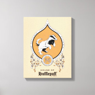 HARRY POTTER™ | Fintvätt HUFFLEPUFF™-Vapensköld Canvastryck