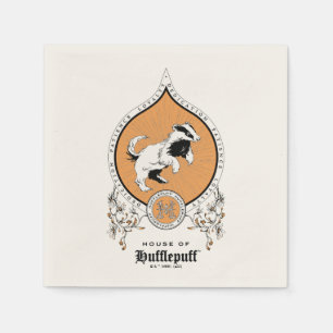 HARRY POTTER™ Fintvätt HUFFLEPUFF™-Vapensköld Pappersservett
