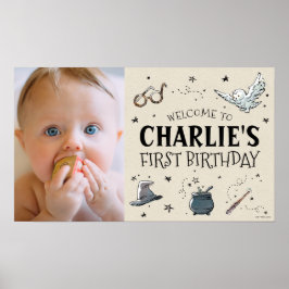 Harry Potter First Birthday Välkommen Poster