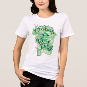 Harry Potter Floo Powder Typography Graphic T-shirt I Triblend-tyg