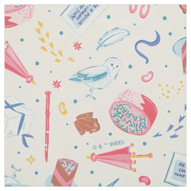 HARRY POTTER™ Födelsedagsfirande Mönster Tyg (Provkarta)