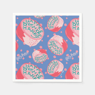 HARRY POTTER™ Födelsedagstårta Mönster Pappersservett