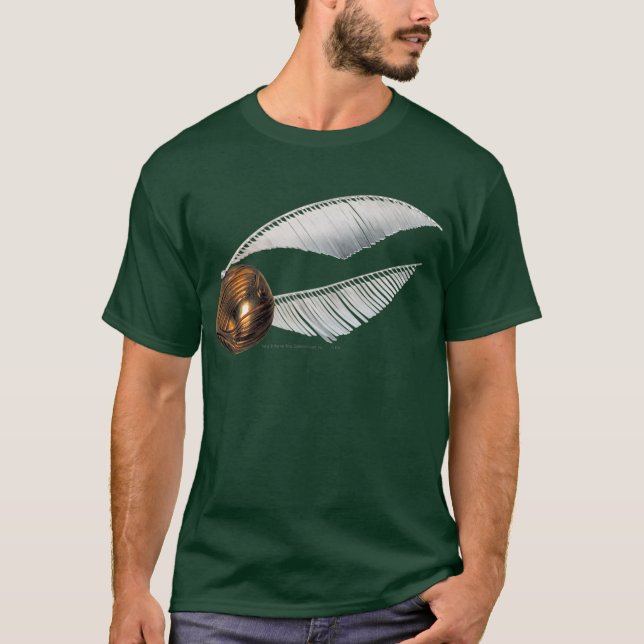 Harry Potter-förtrollning | Gyllene kvicken Tee Shirt (Framsida)