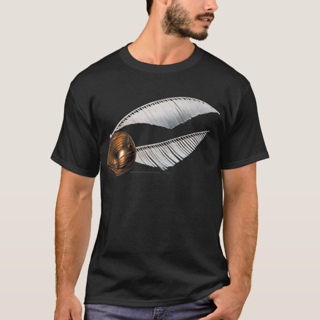 Harry Potter Förtrollning | Gyllene Snitch Tee Shirt (Framsida)