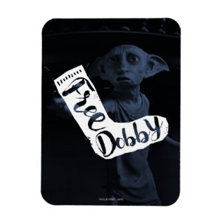 Harry Potter | "Free Dobby" Sock Typography Magnet