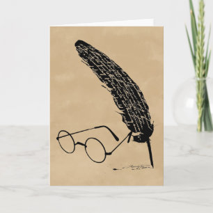 Harry Potter Glasögon och penna Kort