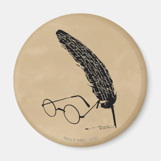 Harry Potter | Glasögon och penna Magnet