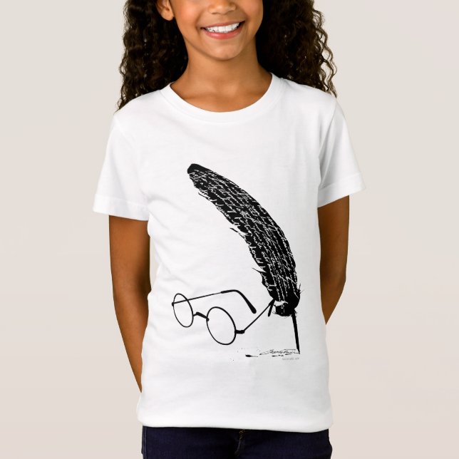 Harry Potter | Glasögon och penna T-shirt (Framsida)