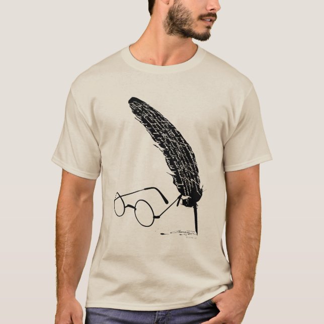 Harry Potter | Glasögon och penna T Shirt (Framsida)