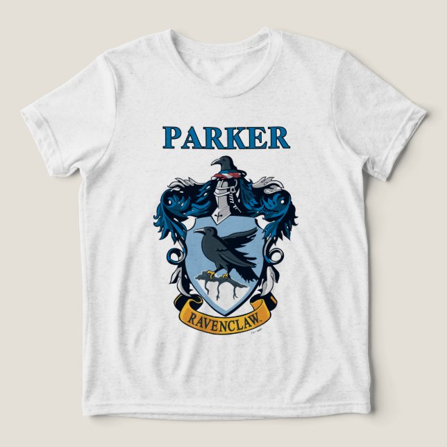 Harry Potter  | Gothic Ravenclaw Crest T Shirt (Design Framsida)