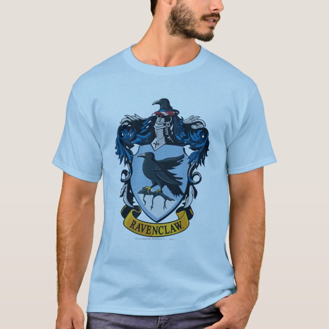 Harry Potter | Gothic Ravenclaw Vapensköld Tee (Framsida)