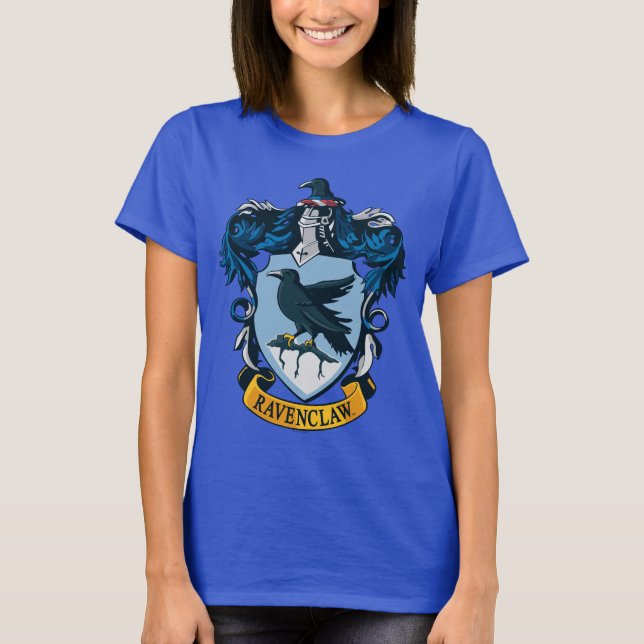Harry Potter | Gotisk Ravenclaw-vapen Tee Shirt (Framsida)