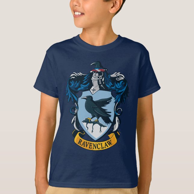 Harry Potter  | Gotisk Rävskalla vapen Crest Tee (Framsida)